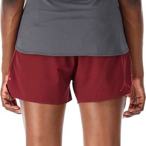BNWT - RAB brand “talus ultra” lined running shorts - burgundy size L/ us 12